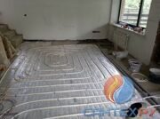 монтаж отопления теплыми полами